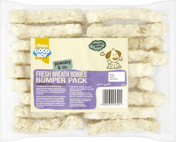Good Boy - Munchy Fresh Breath Bonies - Dog Chews - Dental Chews For Dogs - Pack Of 18 - A Perfect Treat Or Reward