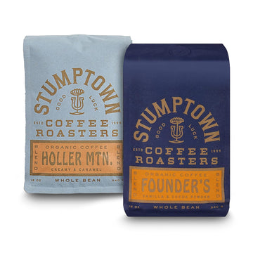 Bundle Of Stumptown Coffee Roasters, Medium Roast Organic Whole Bean Coffee - Holler Mountain 12 Oz + Stumptown Coffee Roasters, Medium Roast Organic Whole Bean Coffee - Founder'S Blend Bag 12 Oz