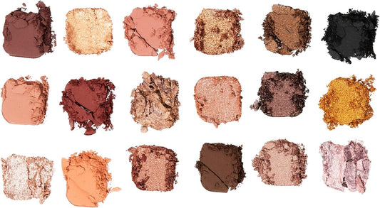Revolution Beauty, Forever Flawless Eyeshadow Palette, 18 Pigmented Makeup Shades Of Mattes & Shimmers, Vegan & Cruelty-Free, Bronze Temptation