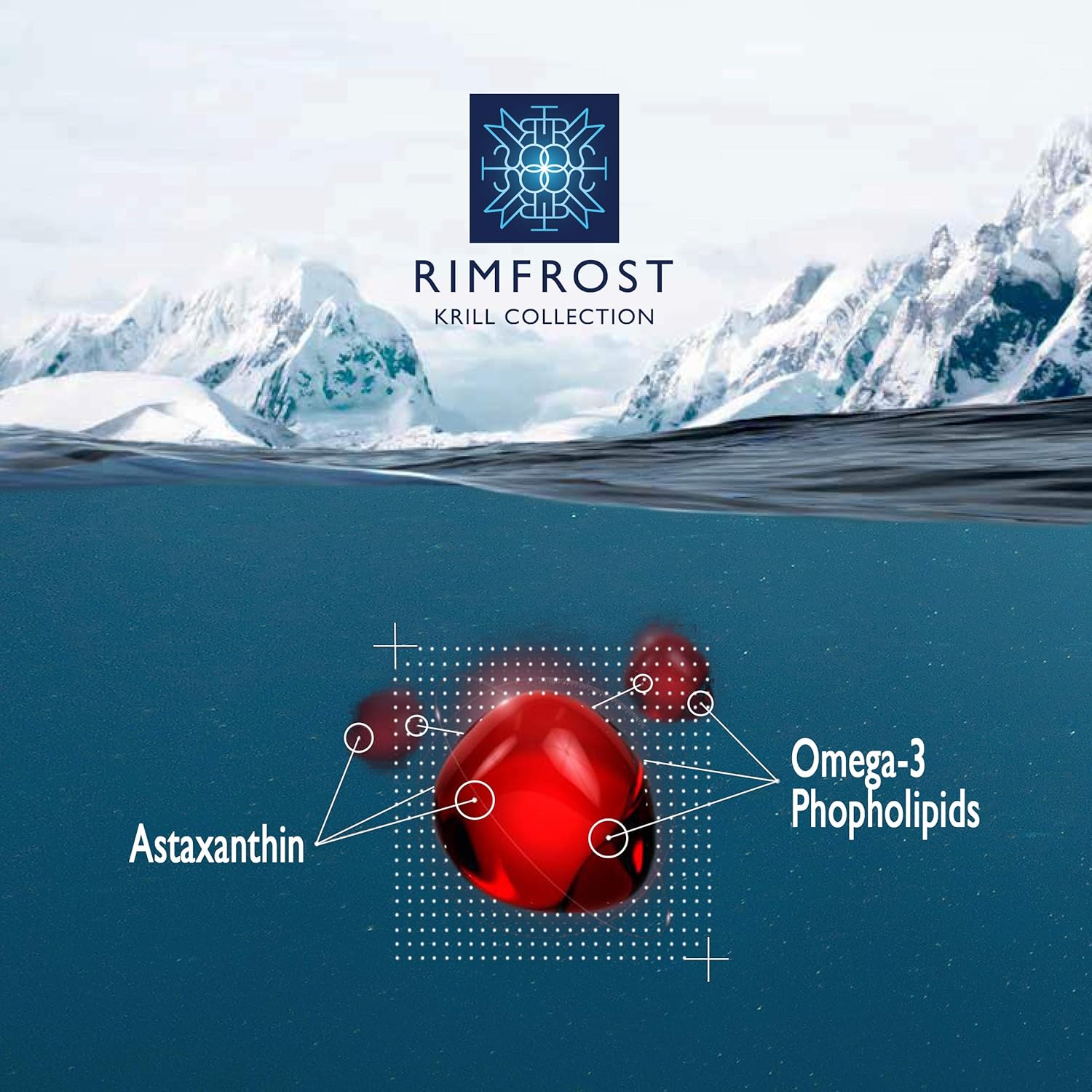 RIMFROST® Antarctic Krill Oil | Ultra Rich Omega-3 Including DHA/EPA Phospholipids & Astaxanthin | 120 Softgel Capsules | Fast Absorption & Highly Efficient | No Aftertaste | Sustainable : Amazon.co.uk: Health & Personal Care