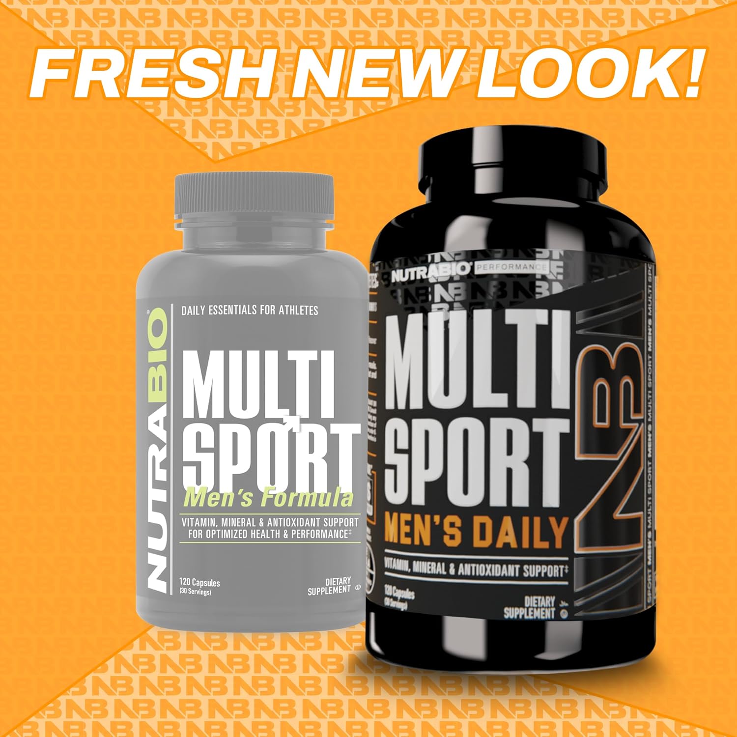Nutrabio Multisport For Men - Mens Multivitamin - 33 Vitamins, Minerals, Micronutrients - Rich In Antioxidants - Supports Peak Athletic Performance, Energy, Metabolism (120 Vegetable Capsules) : Health & Household