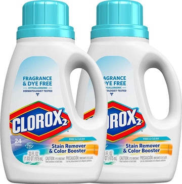 Clorox 2 Liquid Concentrated Color Safe Bleach - Free & Clear - 33 oz - 2 pk/ package may vary : Health & Household
