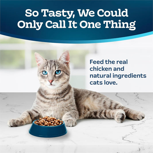 Blue Buffalo Tastefuls Natural Dry Food For Adult Cats 7+, Chicken & Brown Rice Recipe, 7-Lb. Bag