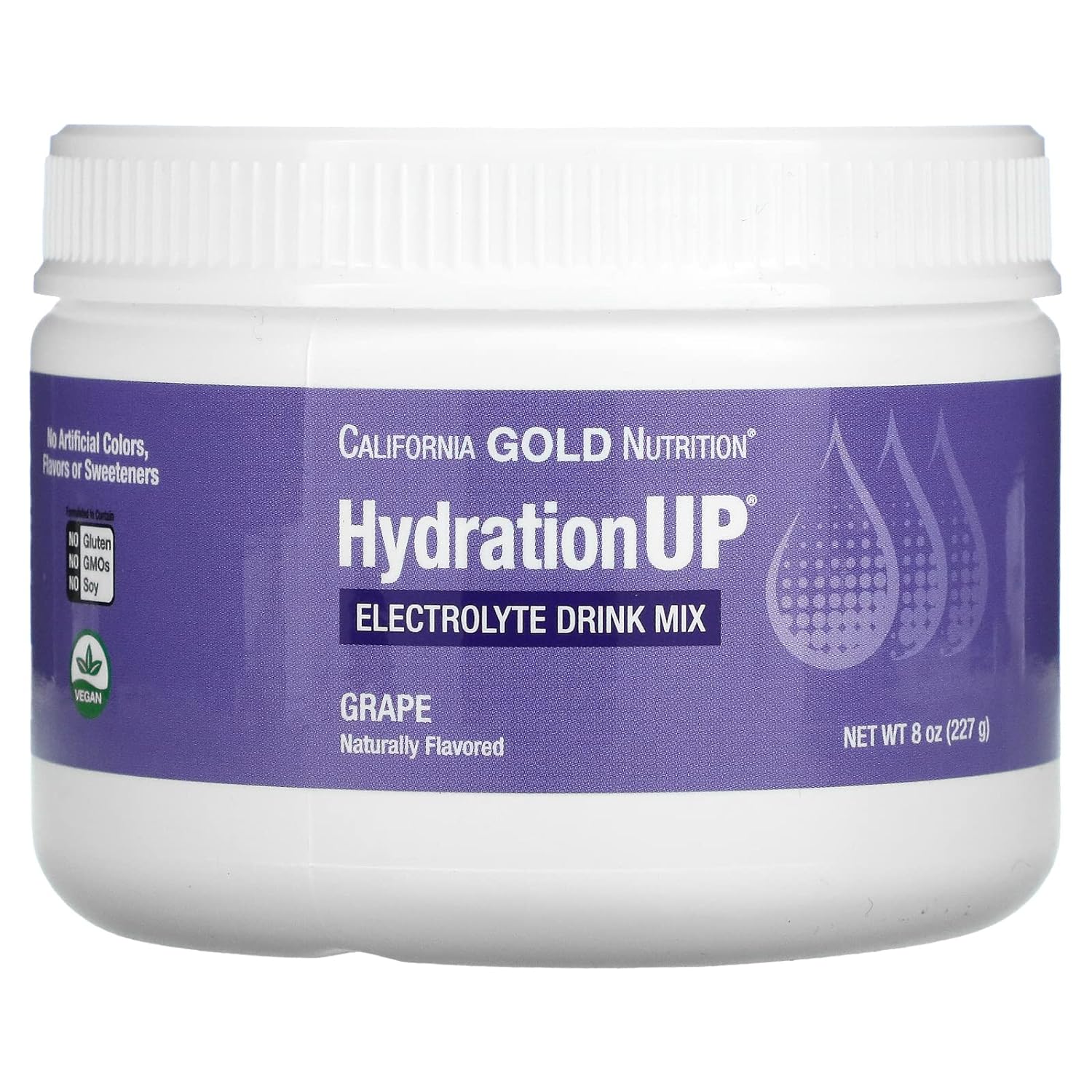 California Gold Nutrition HydrationUP, Electrolyte Drink Mix Powder, G