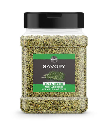 Birch & Meadow Savory, Cut & Sifted, Aromatic Herb (2.9 Ounce)