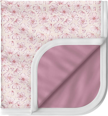 Pobi Baby Premium Baby Blanket, Soft Stretchy Quilt For Babies, Toddlers, Kids (Blossom)