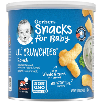 Gerber Lil' Crunchies Ranch, 1.48 Oz