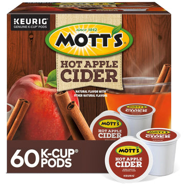 Mott'S Hot Apple Cider, 60 Count (6 Packs Of 10)