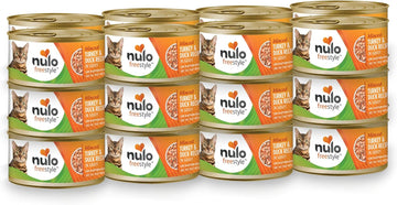 Nulo Freestyle Cat And Kitten Minced Wet Canned Food, Premium All Natural Grain-Free Wet Cat Food, Protein-Rich With Omega 6 And 3 Fatty Acids To Support Skin Health And Soft Fur, 3 Ounce (Pack Of 24)