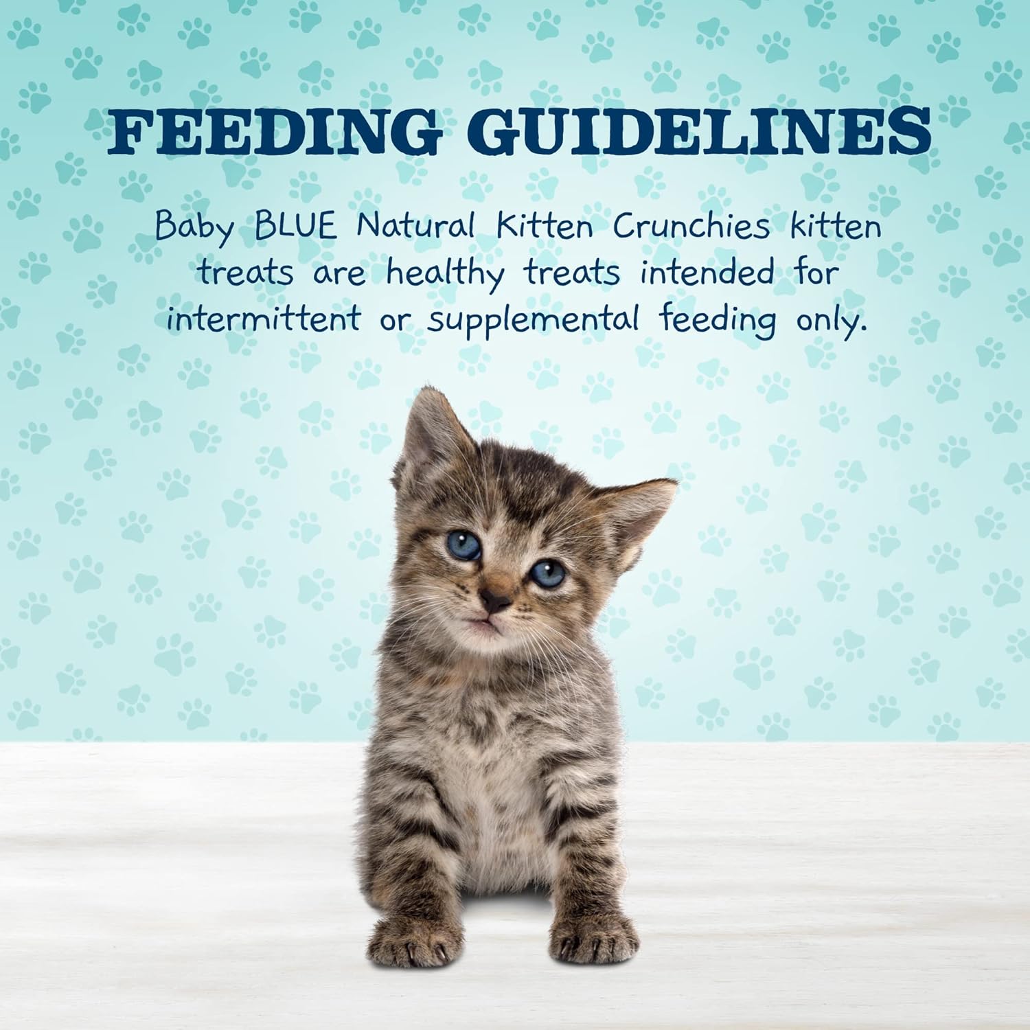 Blue Buffalo Baby BLUE Kitten Crunchies, Crunchy Cat Treats, Grain-Free Recipe, Made with Natural Ingredients, Savory Salmon, 2-oz. Bag : Pet Supplies