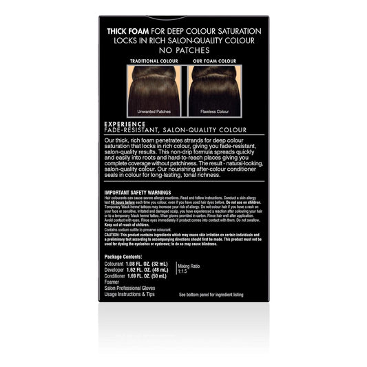 John Frieda Precision Foam Permanent Hair Colour In 4Pbn Dark Cool Espresso Brown