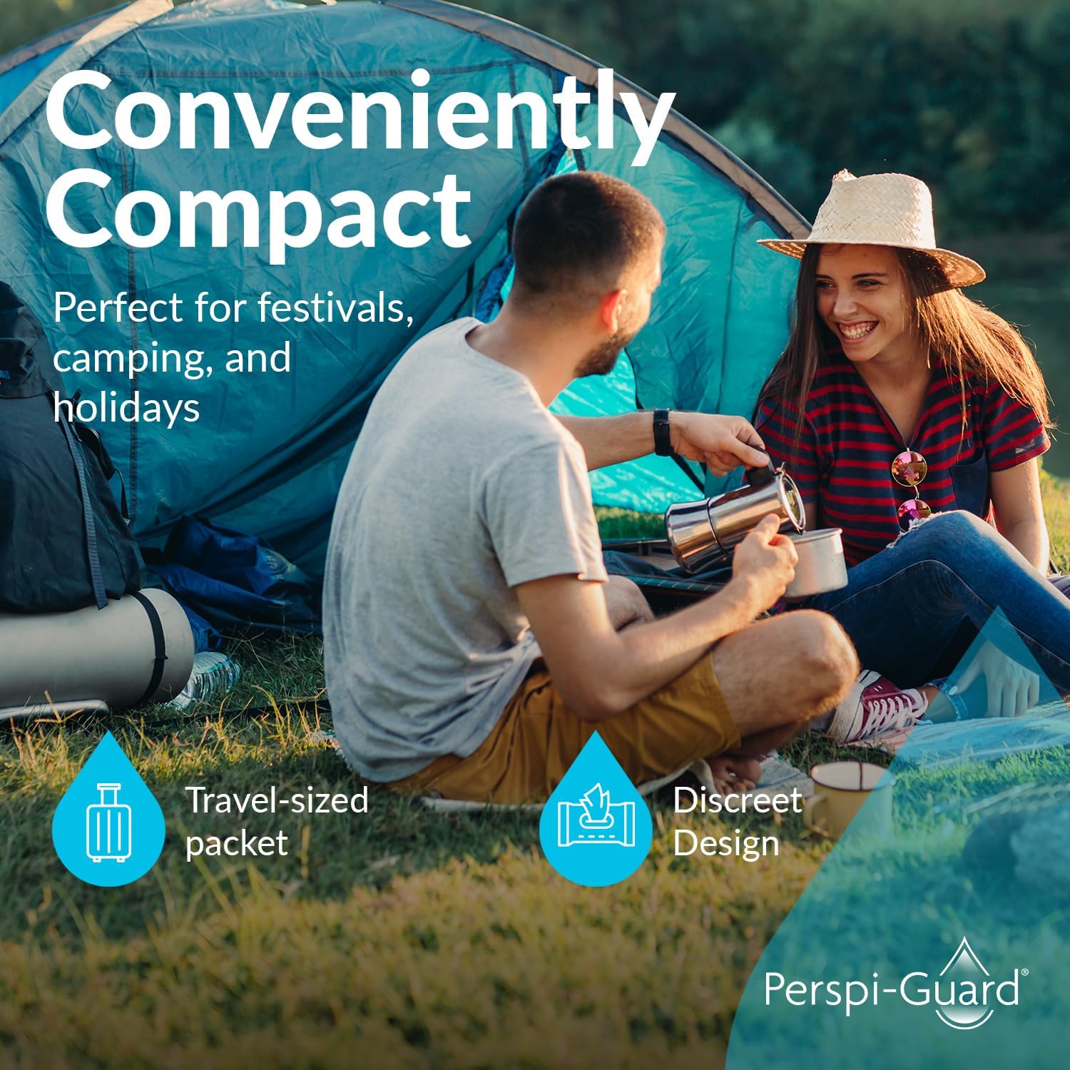 Perspi-Guard Antiperspirant & Deodorant Body Wipes for Adults, Travel Wipes for Women & Men - Camping, No Shower, Summer Holiday Essentials, 2-Pack : Amazon.co.uk: Beauty