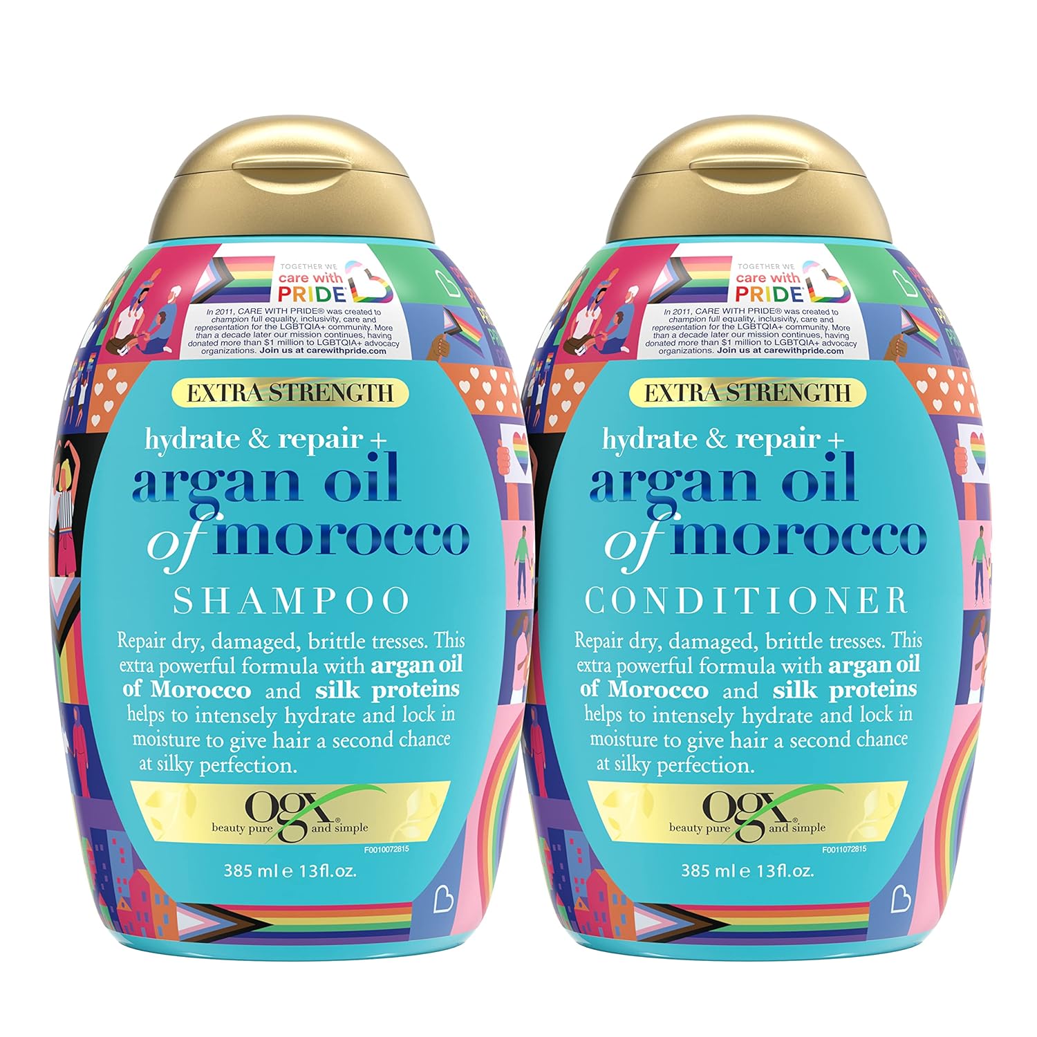 Ogx Argan Oil Of Morocco Extra Strength Shampoo & Conditioner, 2 Pack