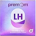 Premom Semi-Quantitative Ovulation Test Strips, Ovulation Predictor Kit with Smart Digital Ovulation Reader APP, Numerical Ovulation Tests, 20 LH Tests