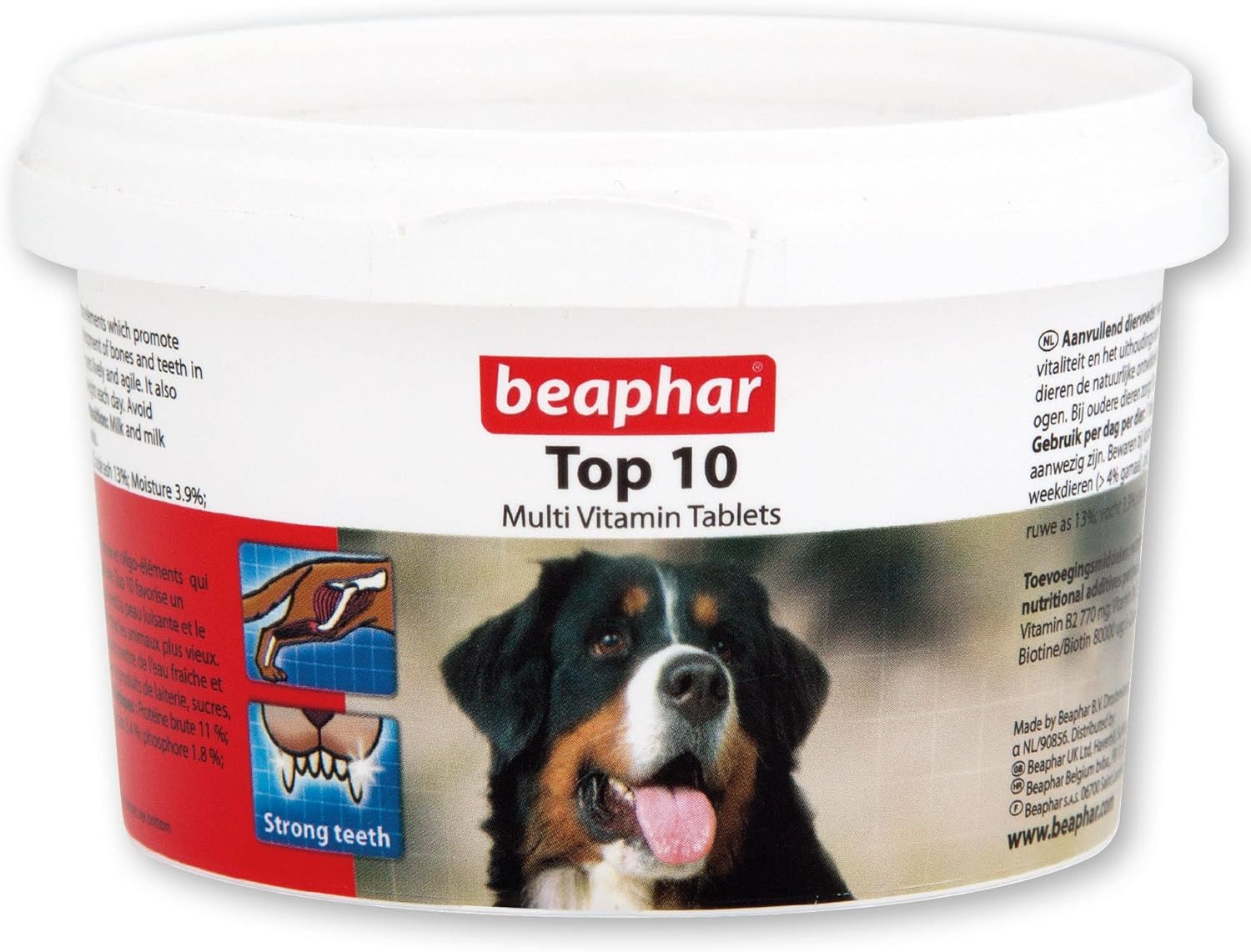 Beaphar Vitamins Dog Top 10 Vitamins 180 Tablets
