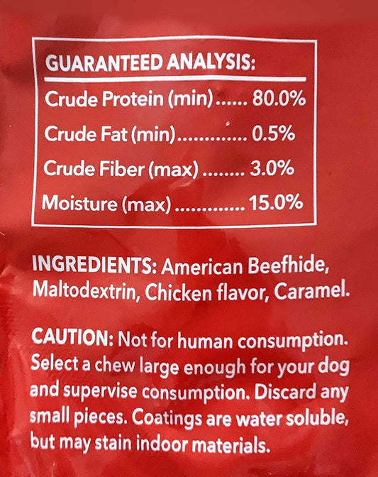 Pet Factory American Beefhide Chips Dog Chew Treats - Chicken Flavor, 22 Oz