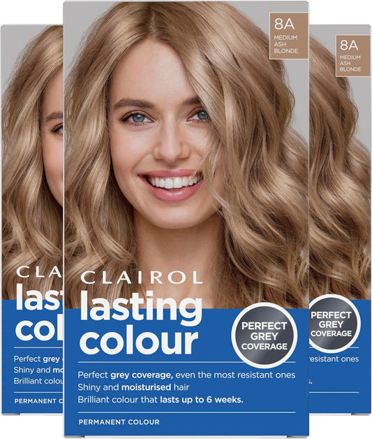 Clairol Lasting Colour Permanent Hair Dye | Ideal Grey Coverage | Shiny And Moisturised Hair | 6G Light Golden Brown (Pack Of 2)