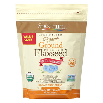 Spectrum Essentials Organic Ground Premium Flaxseed, 24 Oz