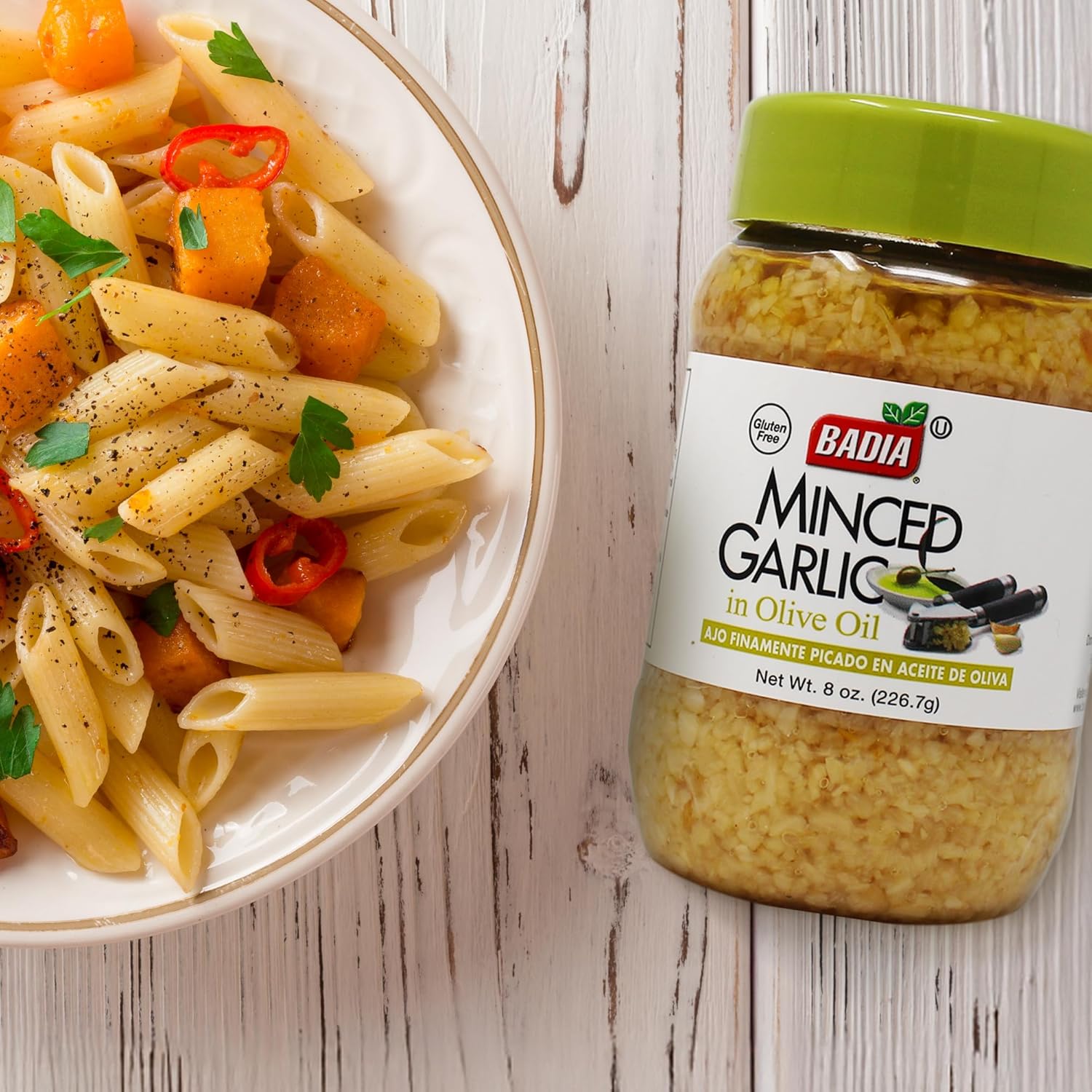Badia Minced Garlic, 8 Oz