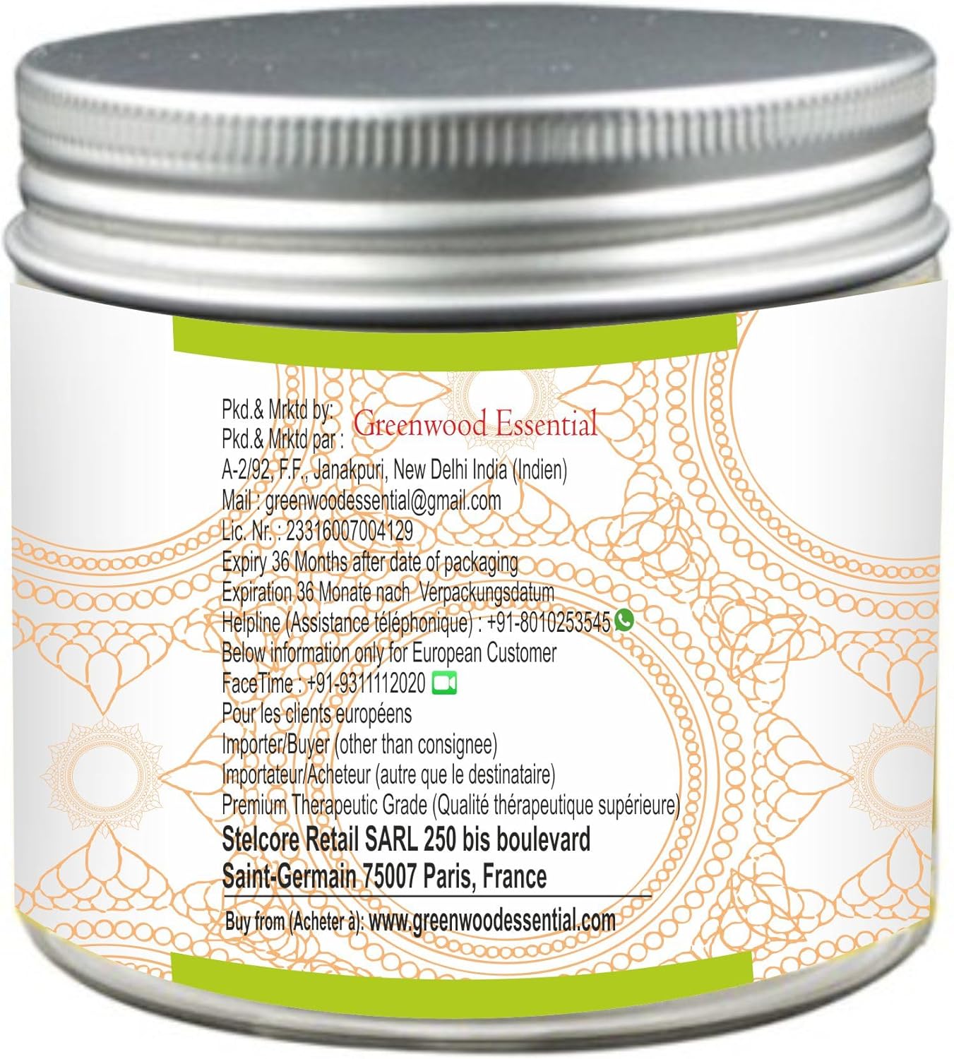 Greenwood Essential Pure Aloe Vera Elixir (Gel) Daily Skin Repair Expert Therapeutic Grade 100Gm