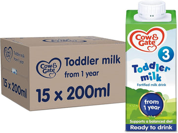 Cow And Gate 1 To 2 Years Growing Up Milk 200 Ml (Pack Of 15)