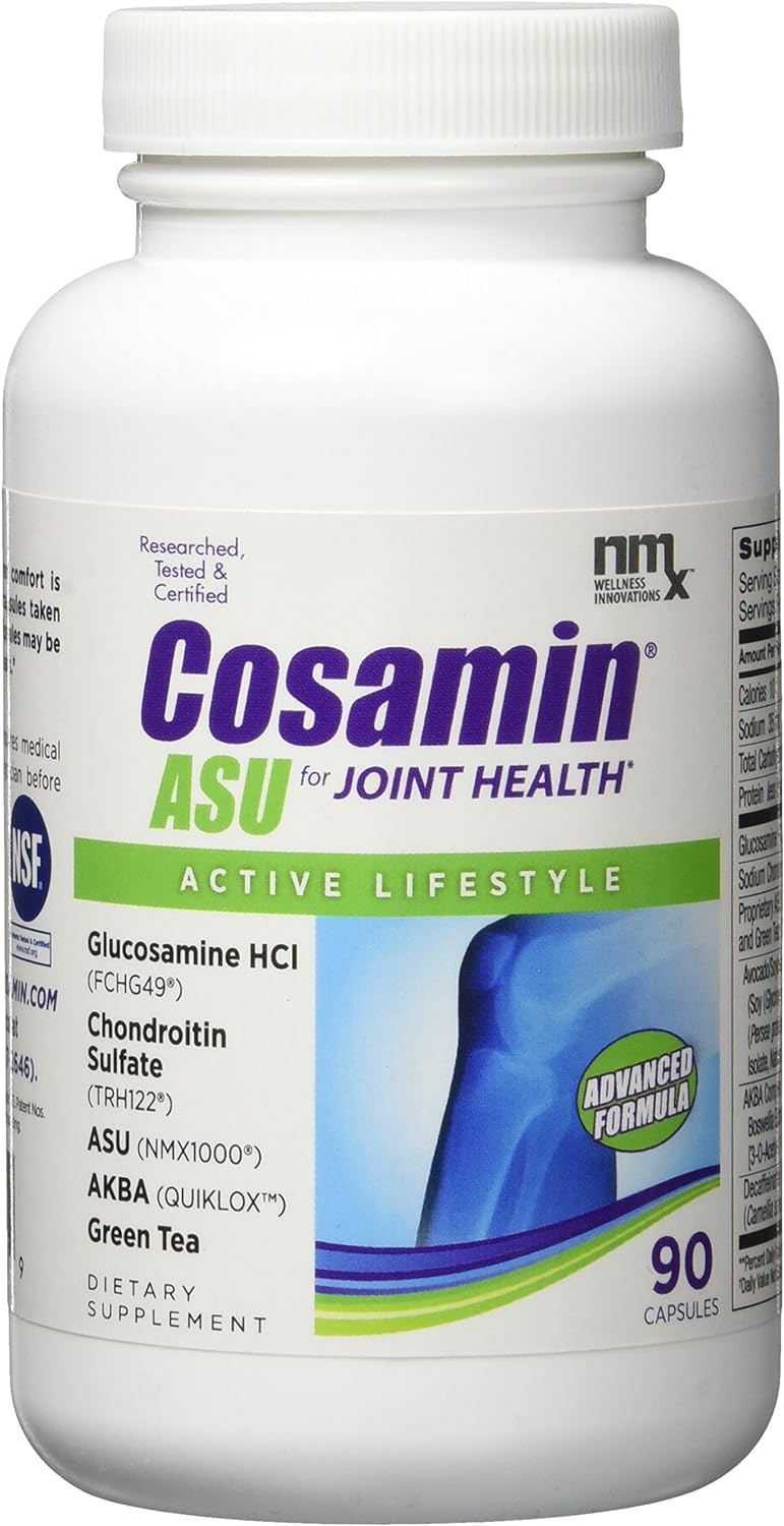 Nutramax Cosamin Asu for Joint Health Capsules, 90 Count