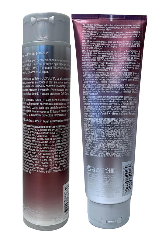 Joico Defy Damage Protective Shampoo & Conditioner | For Color-Treated Hair | Strengthen Bonds & Preserve Hair Color | With Moringa Seed Oil & Arginine