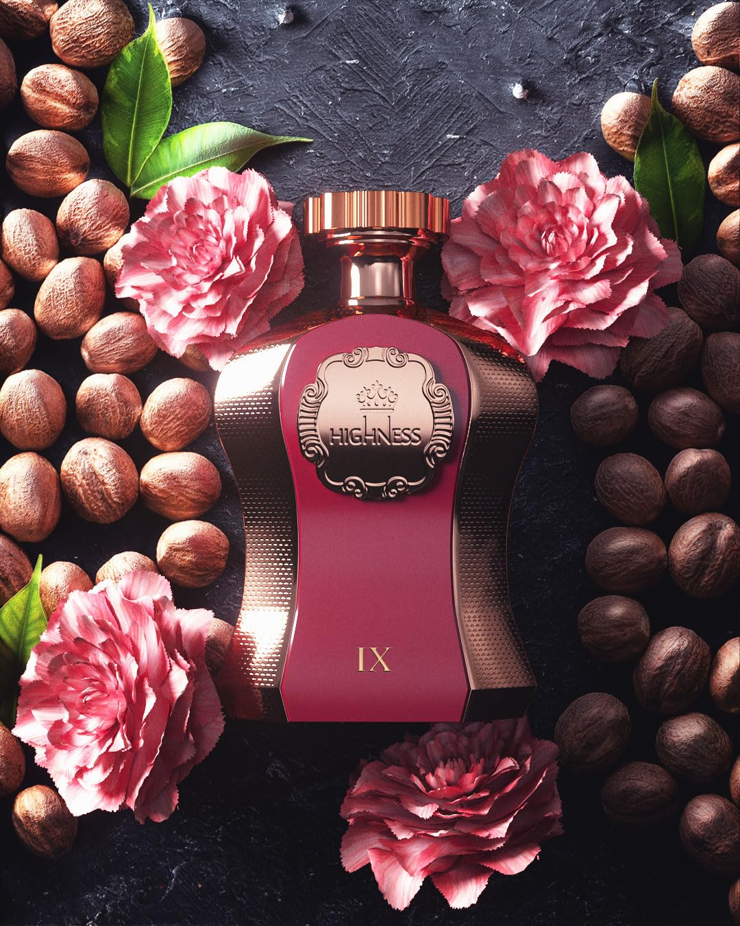 Afnan Highness Maroon Luxury Unisex Eau De Parfum, 3.4 Fl. Oz : Beauty & Personal Care