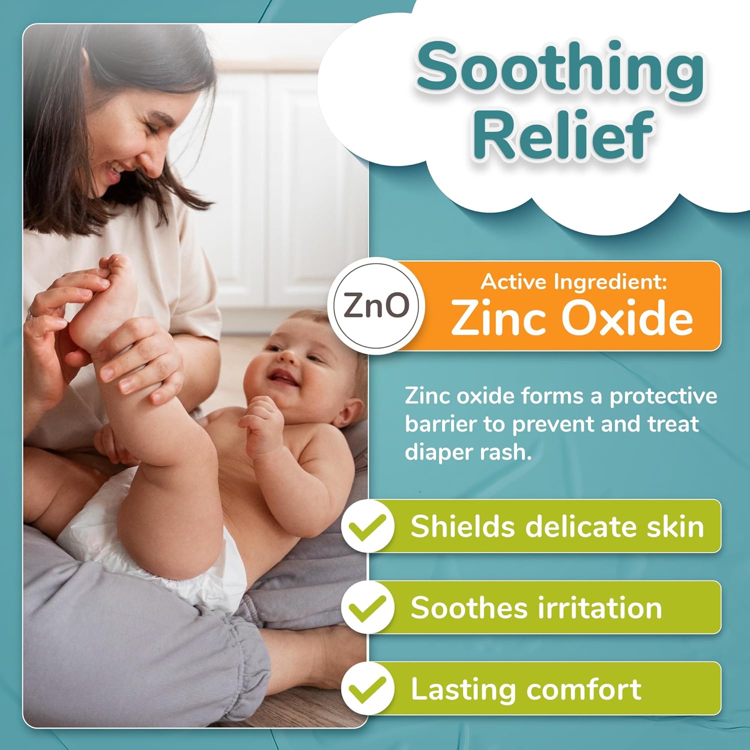 Baby Mantra Diaper Rash Ointment - Ewg Verified Diaper Cream Made With Natural, Hypoallergenic Ingredients - Best For Newborns, Babies, And Toddlers With Sensitive Skin - 3.4 Ounce Tube