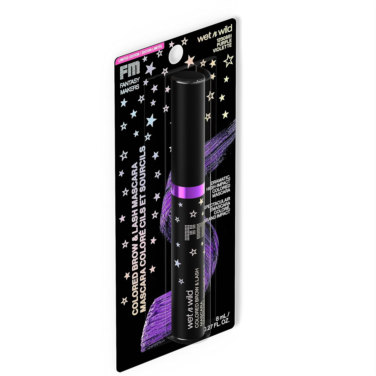 wet n wild Halloween Fantasy Makers Colored Brow & Lash Mascara - Purple : Beauty & Personal Care