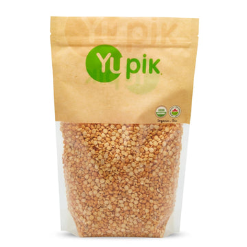 Yupik Peas, Organic Split Yellow, 2.2 Lb, Pack Of 1