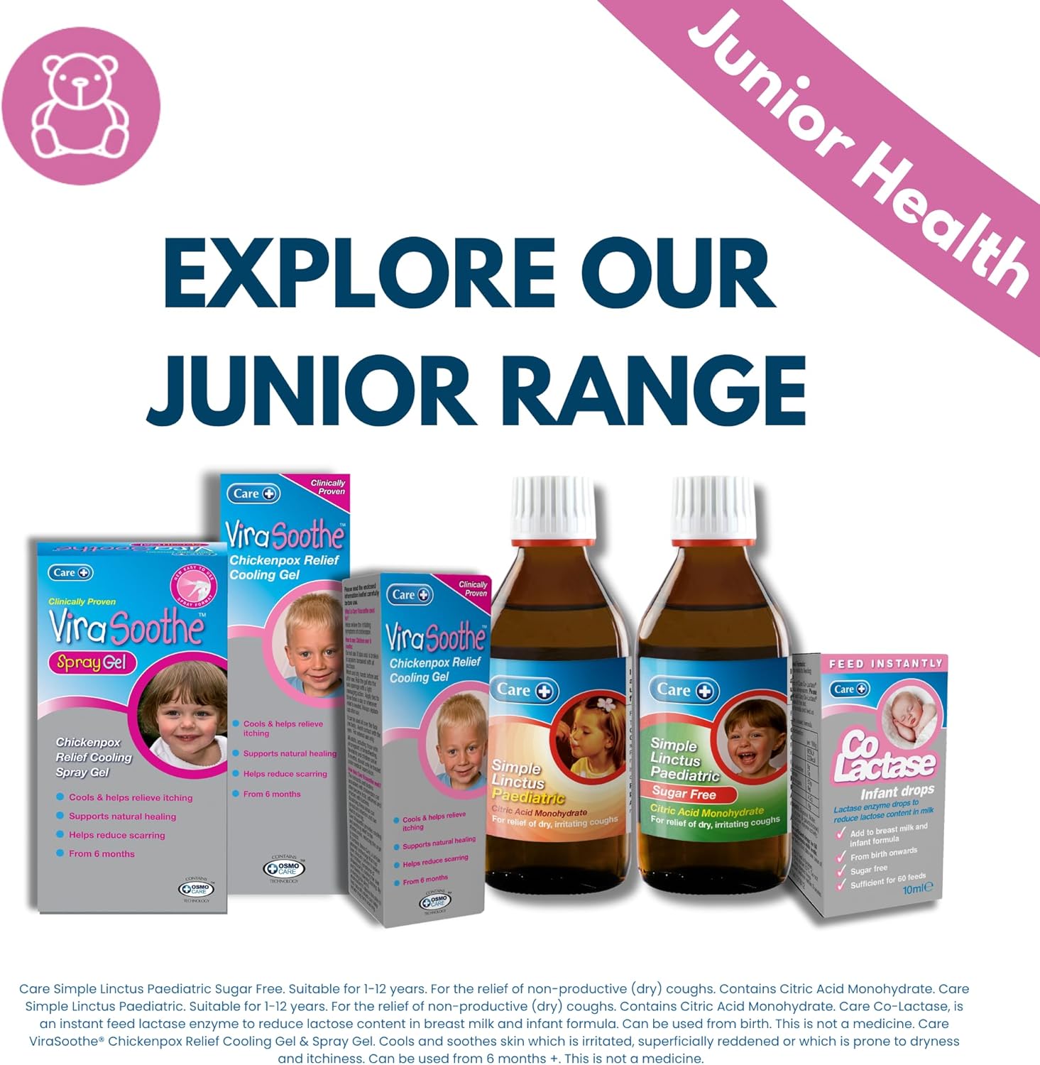 Care ViraSoothe Gel, Chickenpox Relief, Cools and Soothes Skin, Suitable 6+ Months Old, Supports Natural Healing, Helps Stop The Itch, Clinically Proven Effective Relief Against Symptoms, 75g Gel : Amazon.co.uk: Health & Personal Care