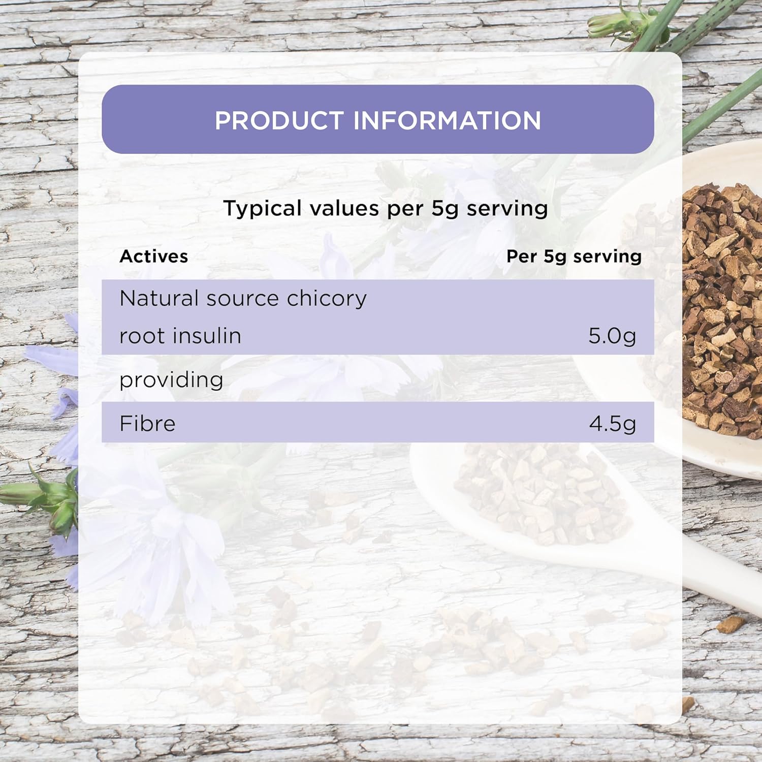 Healthspan Easyfibre Inulin (450g) | A Natural Way to Keep Your Digestive System Functioning Healthily | Increase Fibre Intake | Made from 100% Chicory Root | Vegan : Amazon.co.uk: Health & Personal Care