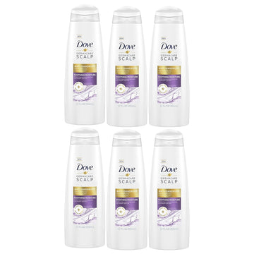 Dove Dermacare Scalp Anti-Dandruff Shampoo Soothing Moisture 12 Oz Pack Of 6