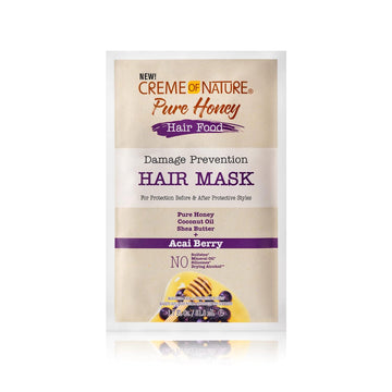 Creme Of Nature, Acai Hair Mask, Honey And Acai Formula, 1.75 Oz