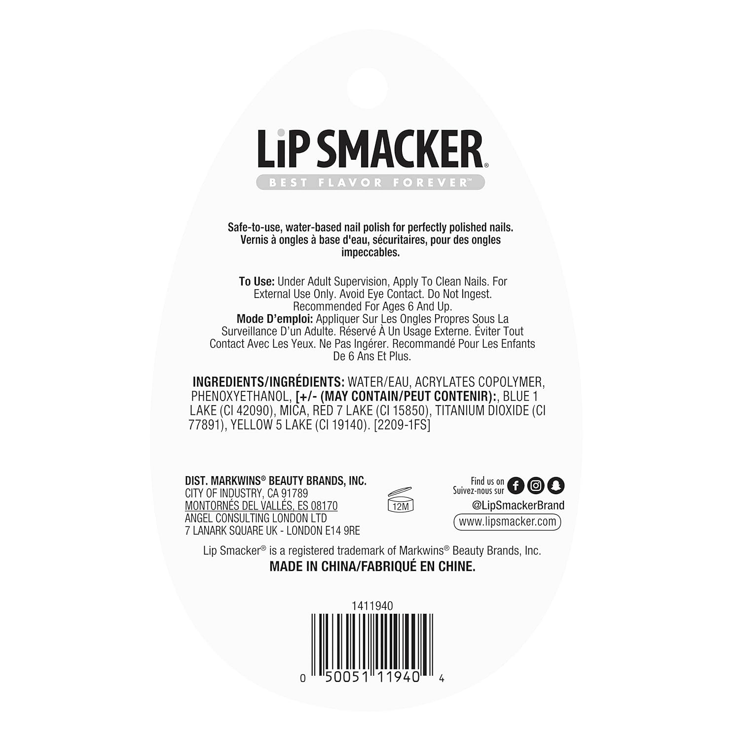 Lip Smacker Easter Nail Polish Trio - Unicorn : Beauty & Personal Care