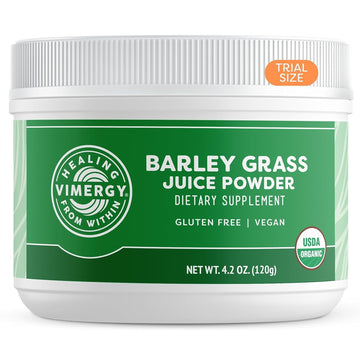 Vimergy USDA Organic Barley Grass Juice Powder, Trial Size - 30 Servin