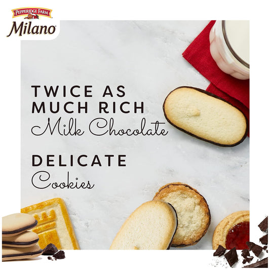 Pepperidge Farm Milano Cookies, Double Milk Chocolate, 7.5 Ounce (Pack Of 3)