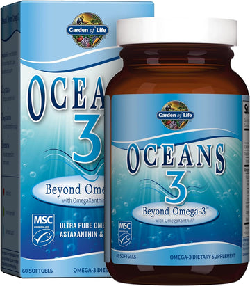 Garden of Life Ultra Pure EPA/DHA Omega 3 Fish Oil - Oceans 3 Beyond O