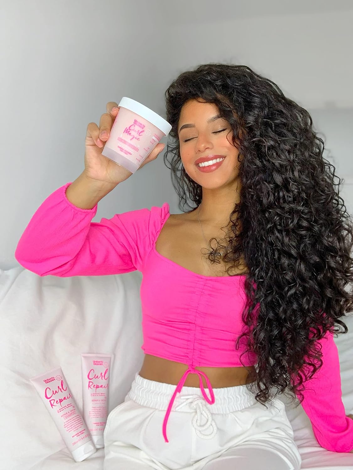 Umberto Giannini Curl Repair Shampoo, Conditioner & Mask Set, Vegan & Cruelty Free Growth Formula with Seaweed, Wheat Bran & Caffeine Curl Repair Kit : Amazon.co.uk: Beauty