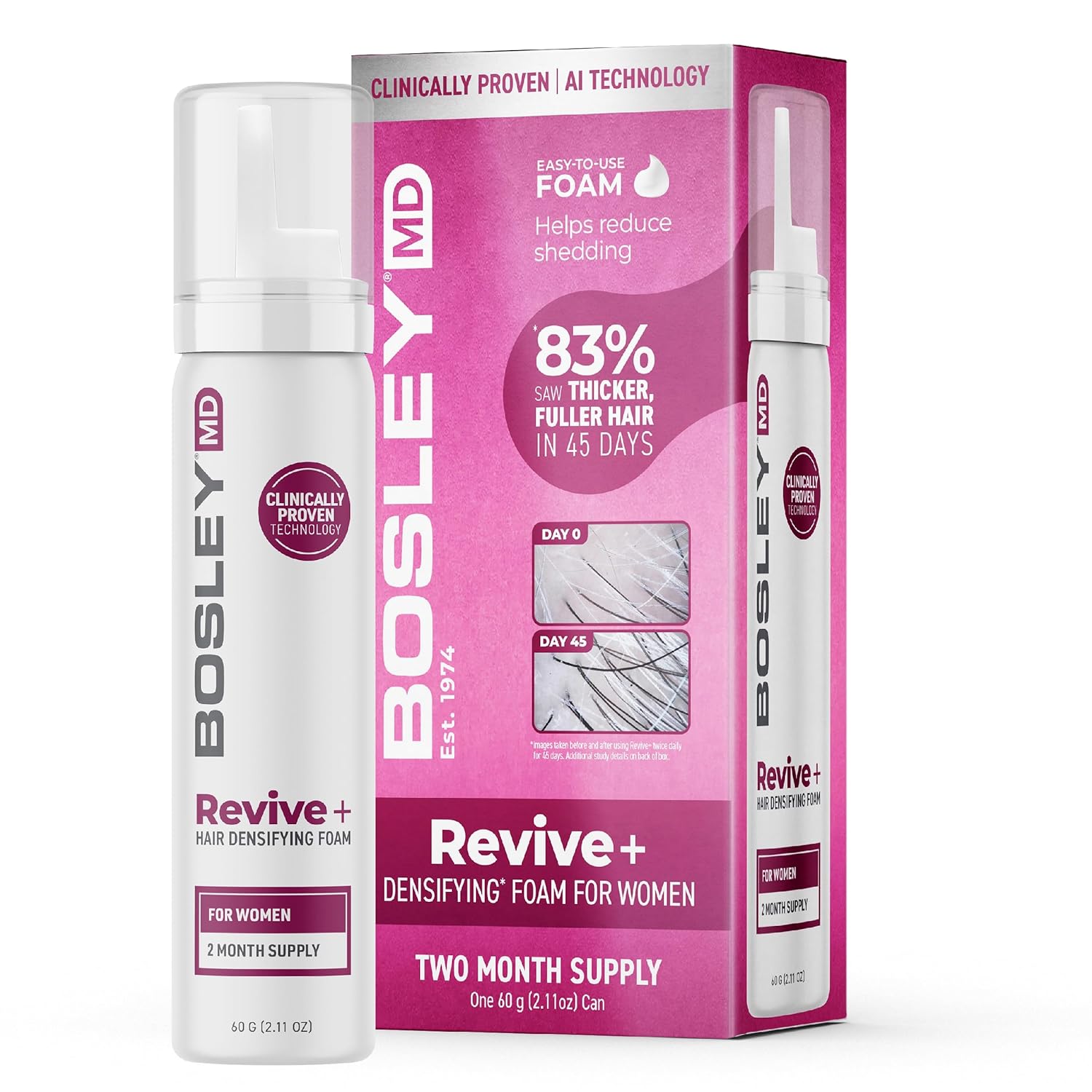 Bosleymd Women'S Revive + Densifying Treatment Foam