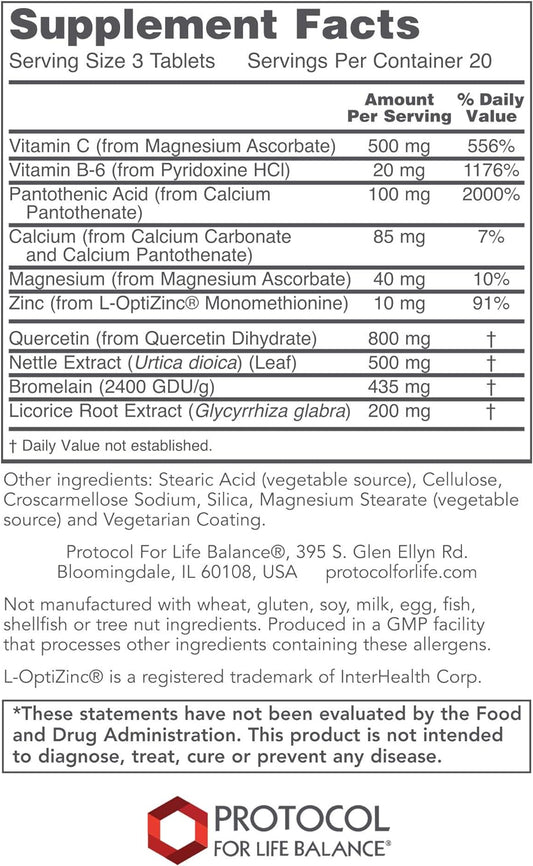 Protocol Aller-All - Immune and Respiratory Support and Defense - Vita