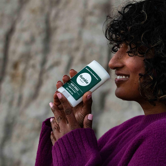 Humble Brands Original Formula Aluminum-Free Deodorant. Long Lasting Odor Control With Baking Soda And Essential Oils, Full And Travel Size (Moroccan Rose)