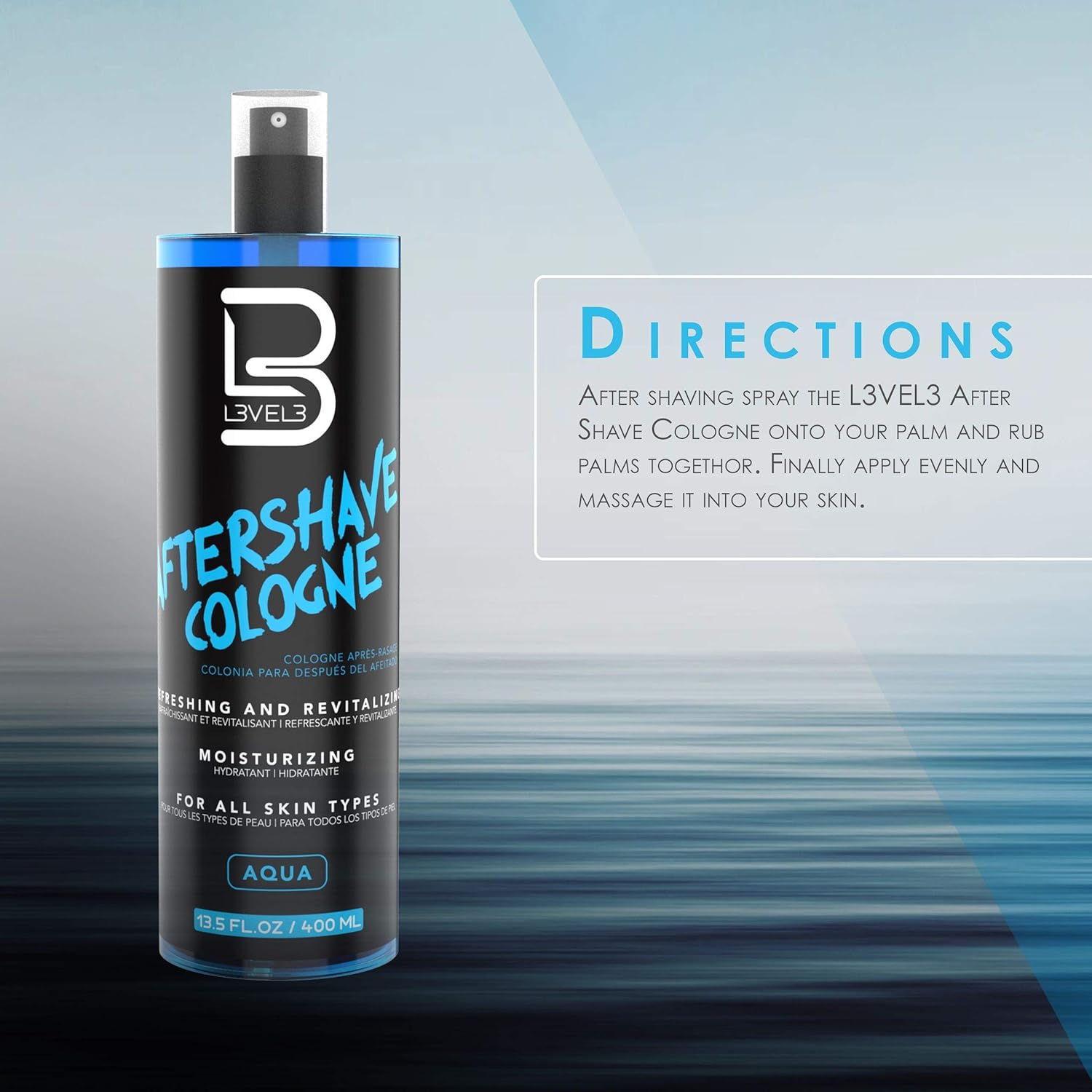 L3 - Level 3 Shaving Gel & Aftershave Kit - Calms Redness And Irritation - Hydrating And Refreshing For Your Skin - Straight Razor Shave Gel - Non-Irritating - Refreshing Smell : Beauty & Personal Care