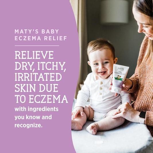 Matys Baby Eczema & Multipurpose Ointment 2Pk Combo For Babies 3 Months +, Soothe Eczema & Nourish Dry Skin, Steroid/Petroleum Free, 3.75Oz Each Tube