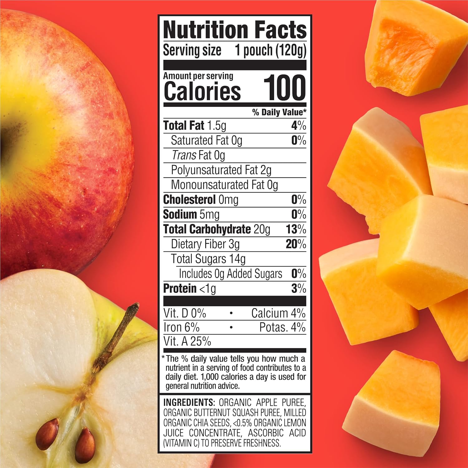 Happy Tots Apple And Butternut Squash, 4.22 Oz