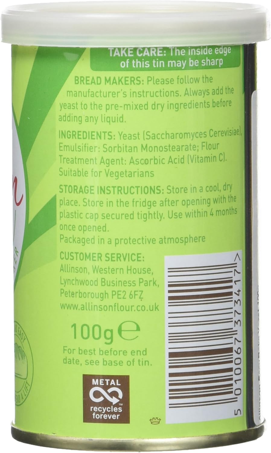 Allinson Easy Bake Yeast, 100 G (Pack Of 1)