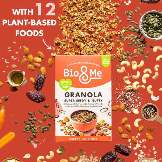 Bio&Me: Apple And Cinnamon Granola 3-Pack (3 X 360G) - Vegan, No Added Sugar, Gut-Loving