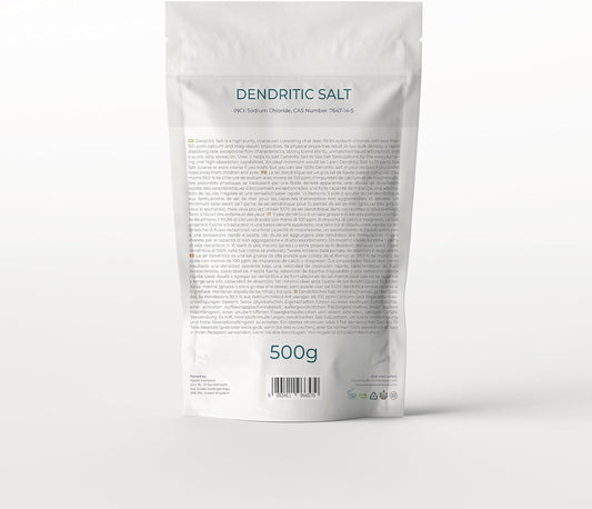 Mystic Moments Dendritic Salt 500G | Natural Bath Soak For Muscle, Perfect For Skin, Face & Body 100% Natural Vegan Gmo Free