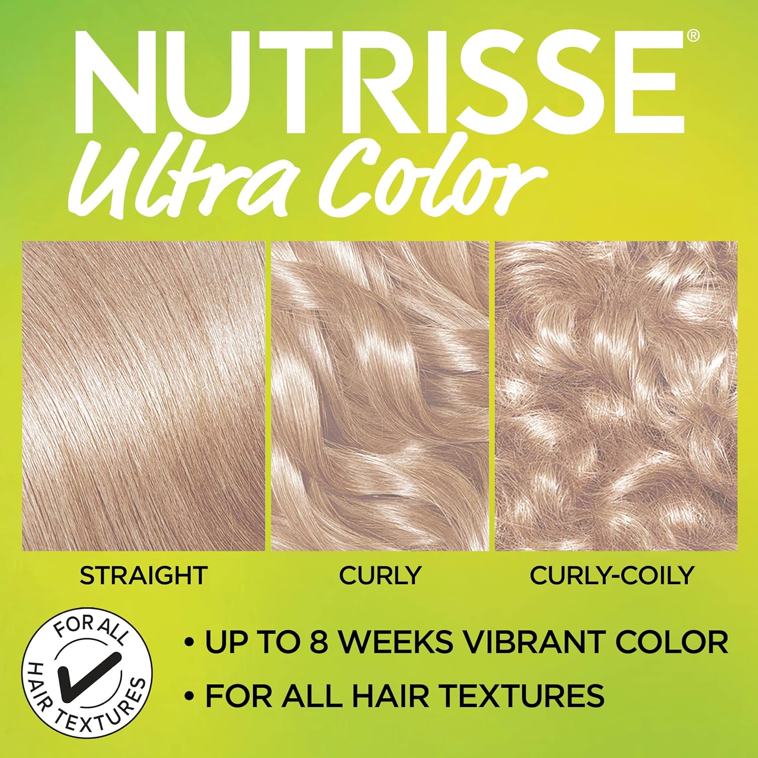 Garnier Hair Color Nutrisse Ultra Color Nourishing Creme, PL2 Ultra Light Platinum (Mascarpone Crème) Permanent Hair Dye, 1 Count (Packaging May Vary) : Beauty & Personal Care